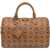 MCM Ella printed canvas Handbag COGNAC