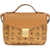 MCM Tracy small Shoulder Bag COGNAC