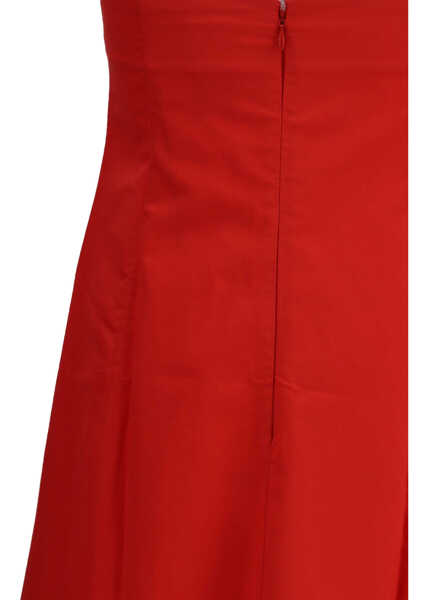 Rochii lungi DI STAVNITSER Taffeta Dress LIPSTICK RED Femei (BM 19717787) 3