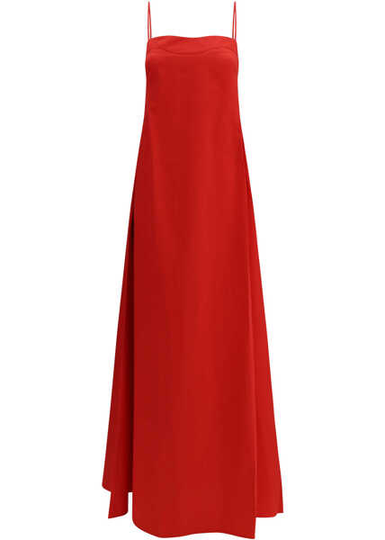 Rochii lungi DI STAVNITSER Taffeta Dress LIPSTICK RED Femei (BM 19717787) 1