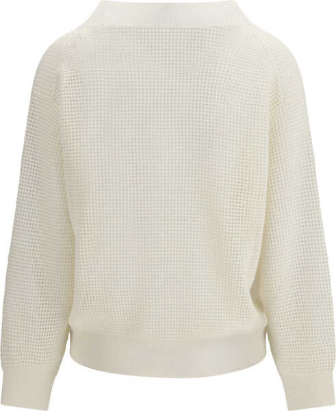 Pulovere Brunello Cucinelli Cashmere net Sweater PANAMANEBBIA Femei (BM 19717808) 2