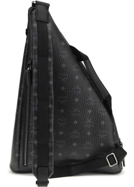 Rucsacuri MCM Aren Sling printed canvas Backpack BLACK Barbati (BM 19717832) 2