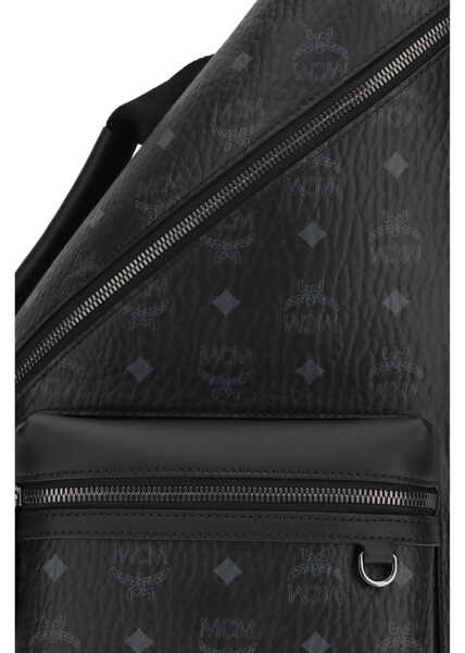 Rucsacuri MCM Aren Sling printed canvas Backpack BLACK Barbati (BM 19717832) 3