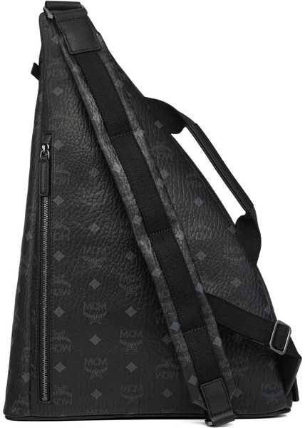 Rucsacuri MCM Aren Sling printed canvas Backpack BLACK Barbati (BM 19717832) 4