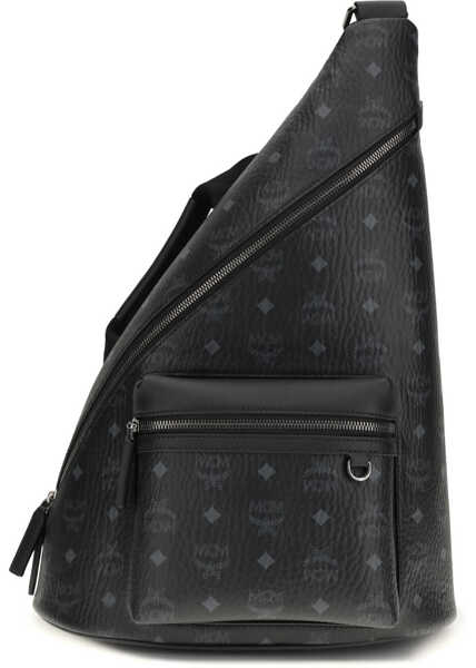 Rucsacuri MCM Aren Sling printed canvas Backpack BLACK Barbati (BM 19717832) 1