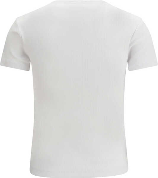 Tricouri Off-White Off Stamp Rib Basic T-shirt WHITE-BLACK Femei (BM 19717844) 2