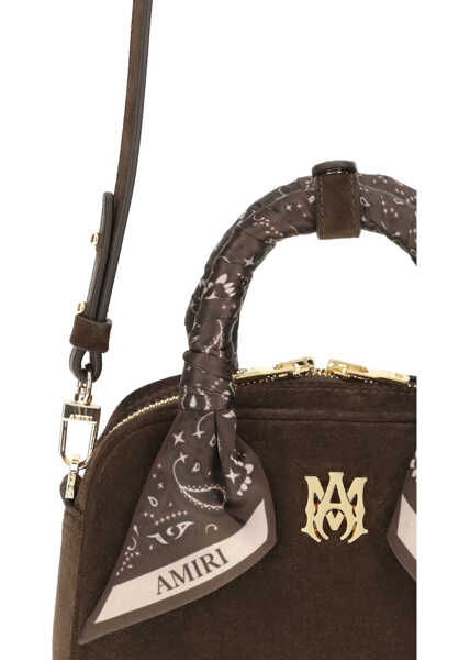 Genti de mana AMIRI Micro Ma Handbag DARK BROWN Femei (BM 19717880) 4