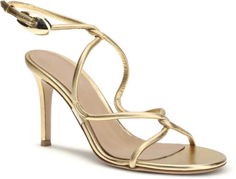 Sandale Gianvito Rossi Jungle Mamba metallic leather Sandals MEKONGTRASP Femei (BM 19717886) 2