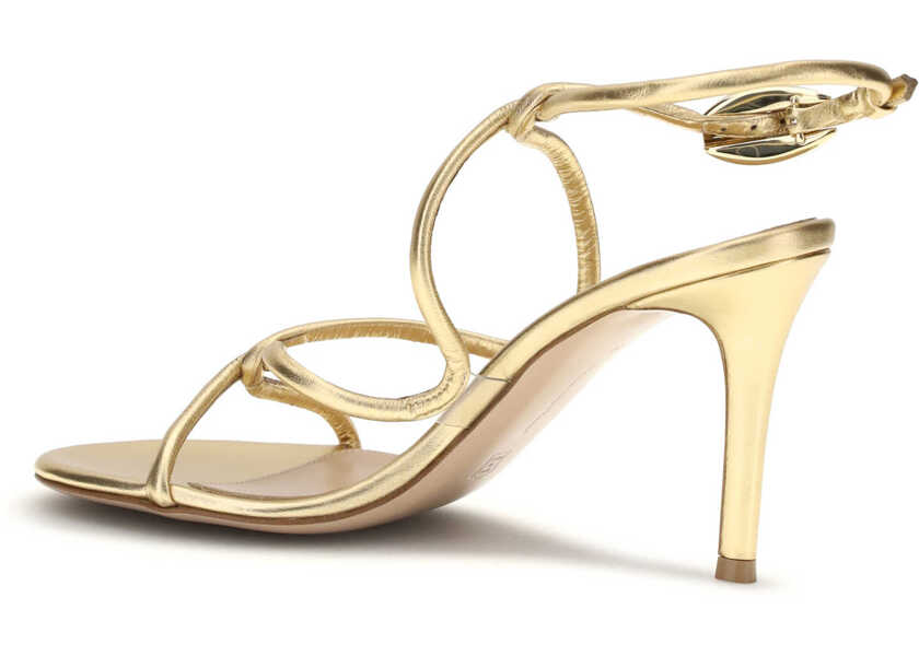 Sandale Gianvito Rossi Jungle Mamba metallic leather Sandals MEKONGTRASP Femei (BM 19717886) 3