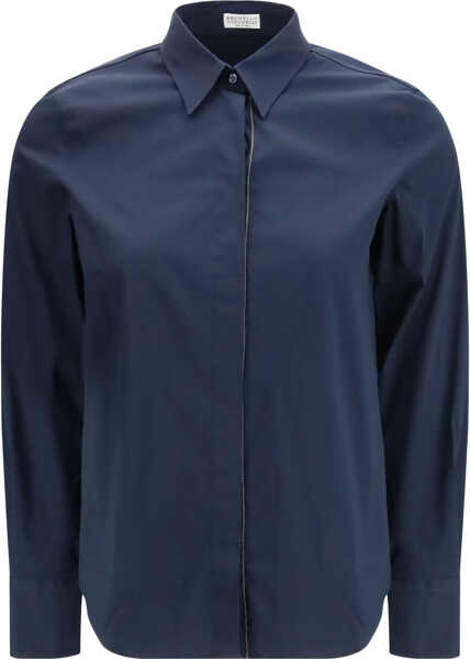 Camasi casual Brunello Cucinelli Shirt with embellishments ABISSO Femei (BM 19717910) 1