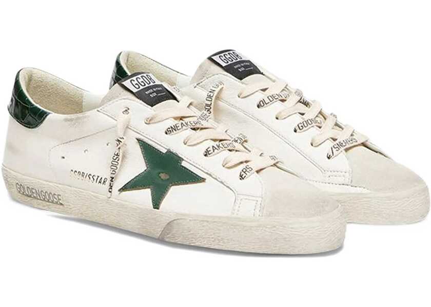 Sneakers Golden Goose Superstar Sneakers WHITE/GREEN Barbati (BM 19717922) 2