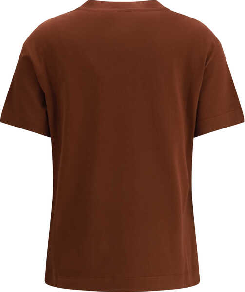 Tricouri Brunello Cucinelli Cotton T-shirt MULBERRY Femei (BM 19717937) 2