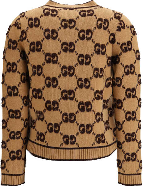 Cardigane Gucci Wool Cardigan CAMEL/BROWN Femei (BM 19717943) 2