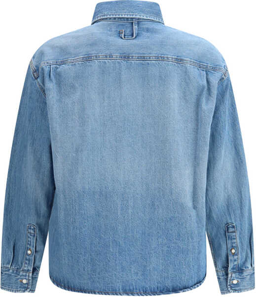 Camasi de blugi JACQUEMUS Simon de-Nmes denim Shirt BLUE/TABAC Barbati (BM 19717958) 2