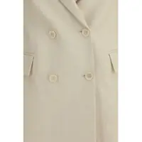 Geci Dama - Sacouri P.A.R.O.S.H. Double-breasted Blazer in a ribbed fabric SABBIA Femei (BM 19717967) - B-mall.ro