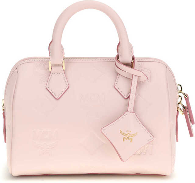 Genti de mana MCM Boston Ella Handbag LOTUSPINK Femei (BM 19717973) 1