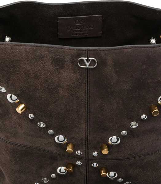 Genti de mana Valentino Garavani Nellcte Shoulder Bag TESTA DI MORO Barbati (BM 19717976) 5