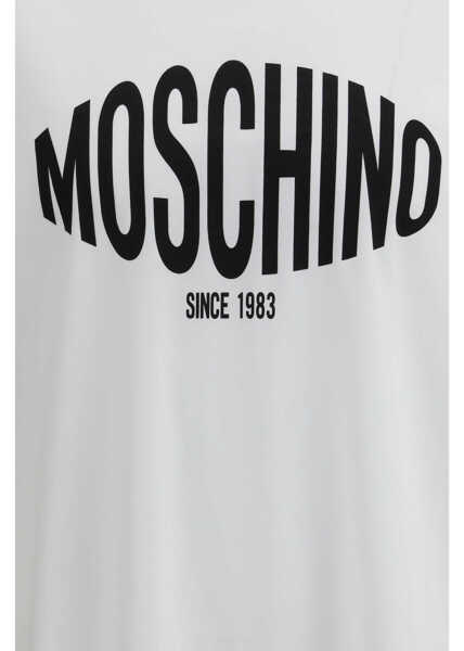 Tricouri Moschino Logo printed T-shirt FANTASIA BIANCO Barbati (BM 19717979) 3