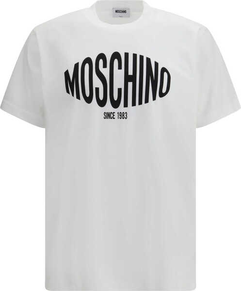 Tricouri Moschino Logo printed T-shirt FANTASIA BIANCO Barbati (BM 19717979) 1