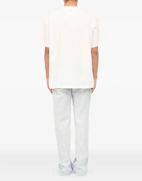 Tricouri MM6 Maison Margiela T-shirt with a digitally inspired key print on the chest OFF WHITE Barbati (BM 19717988) 5
