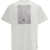 MM6 Maison Margiela T-shirt with a digitally inspired key print on the chest OFF WHITE