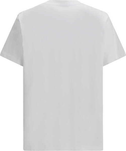 Tricouri Moschino Maxi Laurel Crown Embroidery T-shirt FANTASIA BIANCO Barbati (BM 19718000) 2