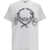 Moschino Maxi Laurel Crown Embroidery T-shirt FANTASIA BIANCO