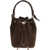 AMIRI Micro Ma Bucket Bag DARK BROWN