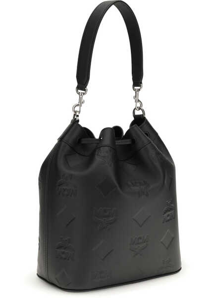 Genti de mana MCM Medium Dessau Bucket Bag BLACK Femei (BM 19718015) 3