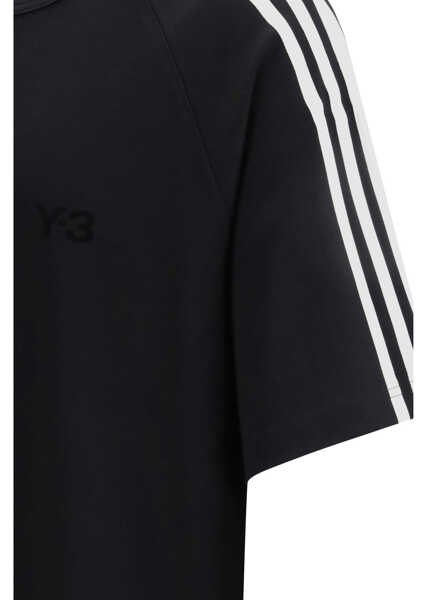 Tricouri Y-3 Short-sleeve T-shirt with 3 Stripes BLACK Barbati (BM 19718021) 3