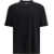 Y-3 Short-sleeve T-shirt with 3 Stripes BLACK