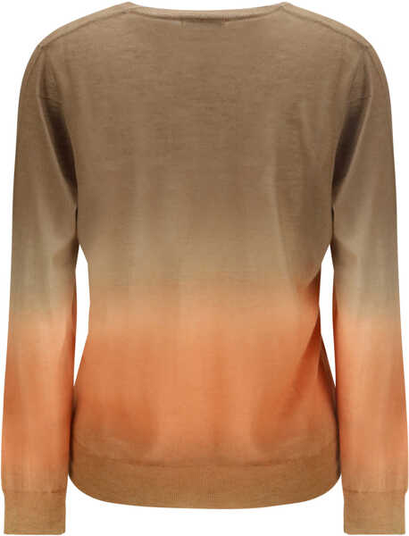 Cardigane MIRROR IN THE SKY Gradient effect Surya Henley Cardigan BROWNS Femei (BM 19718027) 2