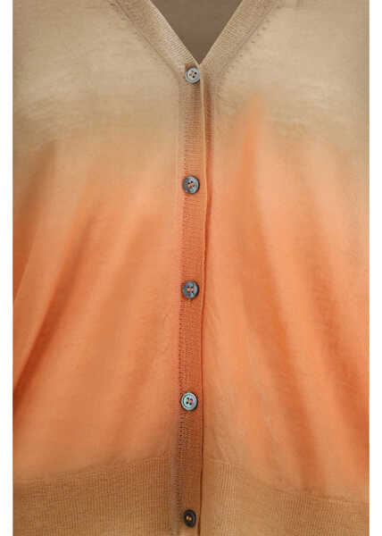 Cardigane MIRROR IN THE SKY Gradient effect Surya Henley Cardigan BROWNS Femei (BM 19718027) 3