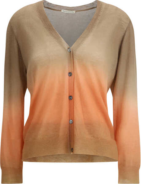 Cardigane MIRROR IN THE SKY Gradient effect Surya Henley Cardigan BROWNS Femei (BM 19718027) 1