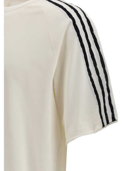 Tricouri Y-3 Short-sleeve T-shirt with raw edges and iconic 3 Stripes CWHITE Barbati (BM 19718030) 3