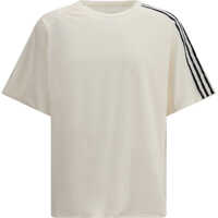 Tricouri Short-sleeve T-shirt with raw edges and iconic 3 Stripes Barbati