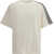 Y-3 Short-sleeve T-shirt with raw edges and iconic 3 Stripes CWHITE