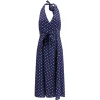 Rochii Polka-dot silk Dress Femei