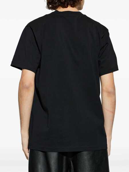 Tricouri Moschino Logo printed T-shirt FANTASIA NERO Barbati (BM 19718060) 4