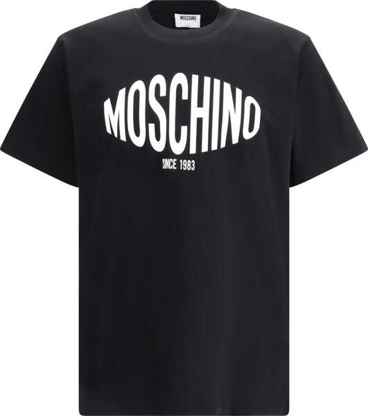 Tricouri Moschino Logo printed T-shirt FANTASIA NERO Barbati (BM 19718060) 1