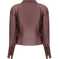 Camasi THE ANDAMANE Dama - Camasi casual THE ANDAMANE Draped Shirt AUBERGINE Femei (BM 19718066) - B-mall.ro