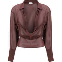 Camasi casual Draped Shirt Femei