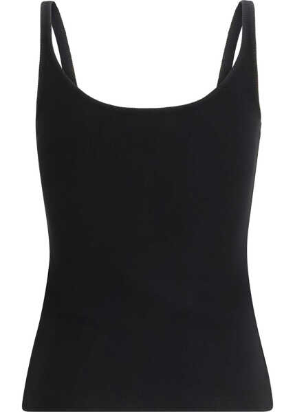 Topuri Off-White Off Stamp Rib Tank Top BLACK-WHITE Femei (BM 19718072) 2