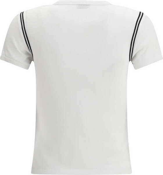 Tricouri Kenzo Cotton Boke Flower 2.0 embroidered T-shirt WHITE Femei (BM 19718081) 2