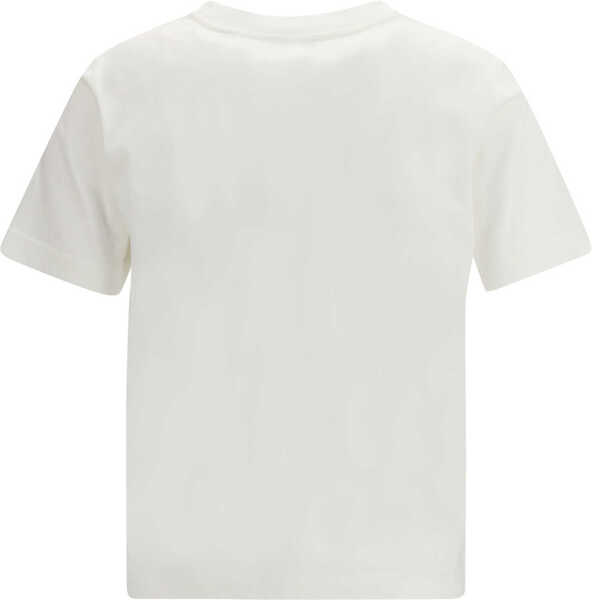 Tricouri Burberry Logo T-shirt CHALK Femei (BM 19718096) 2