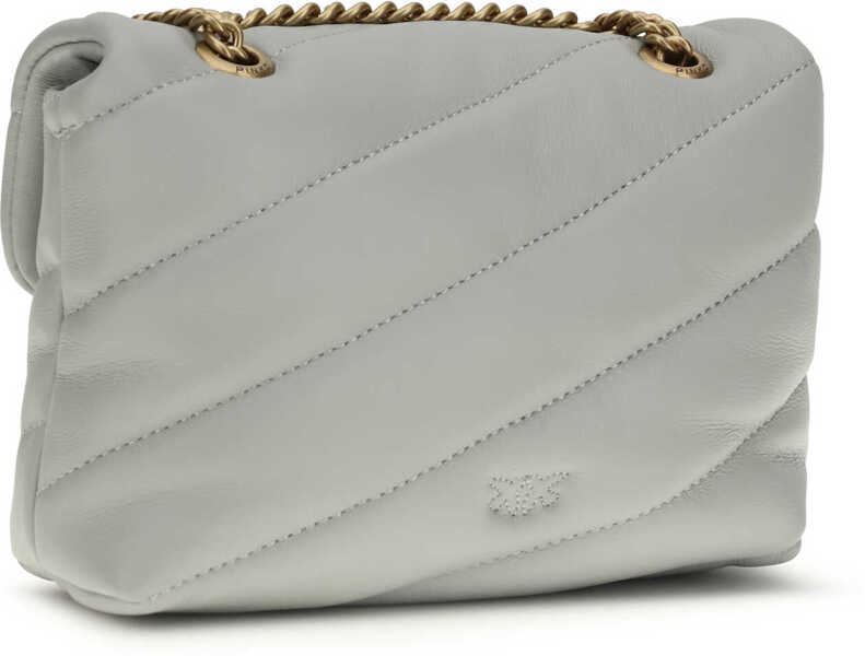 Genti de umar Pinko Love Baby Shoulder Bag GRIGIO PERLA-ANTIQUE GOLD Femei (BM 19718102) 3