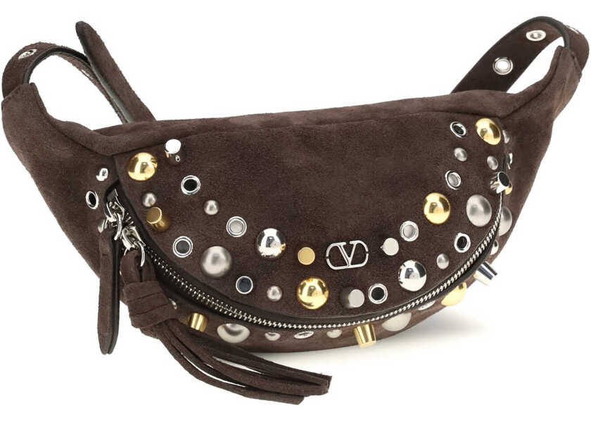 Genti de mana Valentino Garavani Nellcte suede Fanny Pack TESTA DI MORO Barbati (BM 19718108) 2
