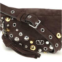Genti de mana pentru Barbati - Genti de mana Valentino Garavani Nellcte suede Fanny Pack TESTA DI MORO Barbati (BM 19718108) - B-mall.ro