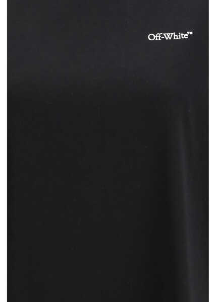 Tricouri Off-White Half Arrow Skate Logo T-shirt BLACK-WHITE Femei (BM 19718111) 3