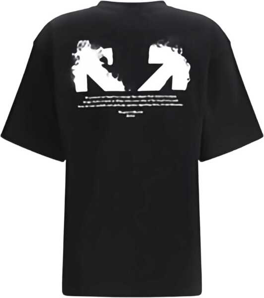 Tricouri Off-White Half Arrow Skate Logo T-shirt BLACK-WHITE Femei (BM 19718111) 5